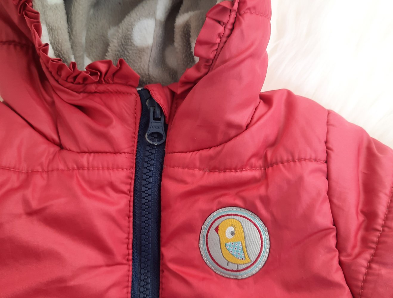 Gefütterte warme Baby Jacke Winter und Übergang, gr.68