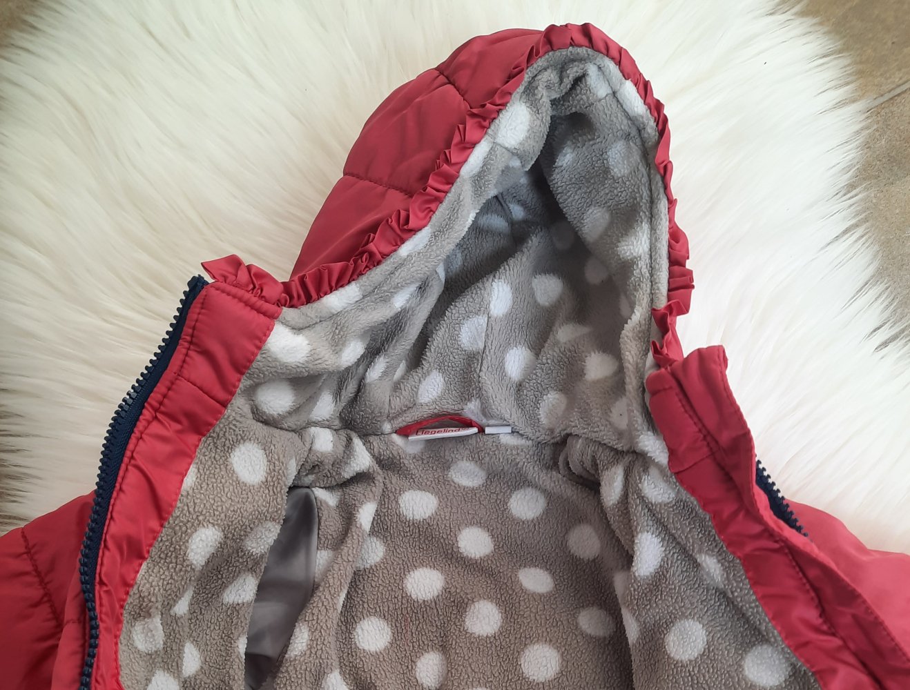 Gefütterte warme Baby Jacke Winter und Übergang, gr.68