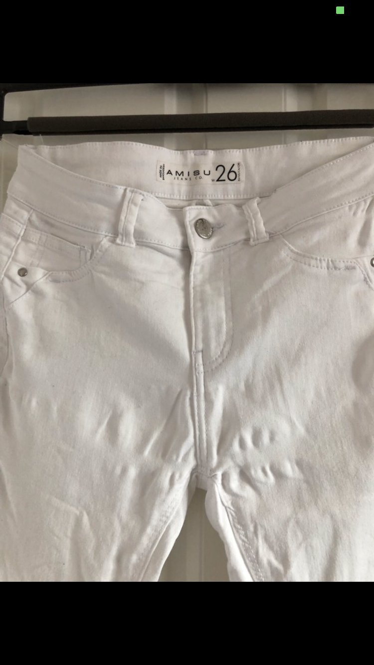 Weiße Jeans W26