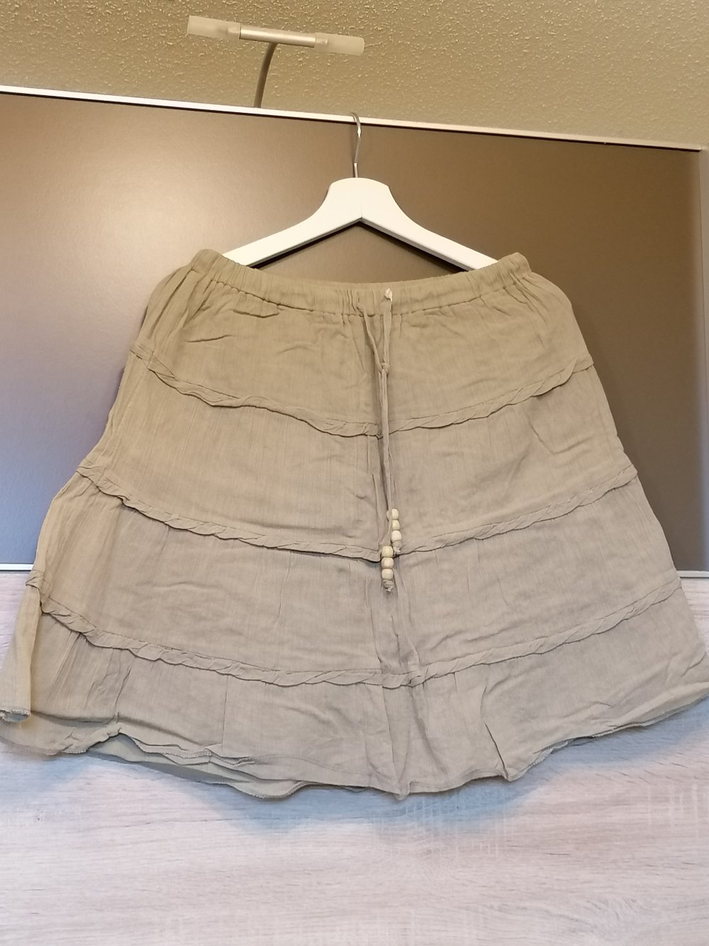 Stufenrock khaki 