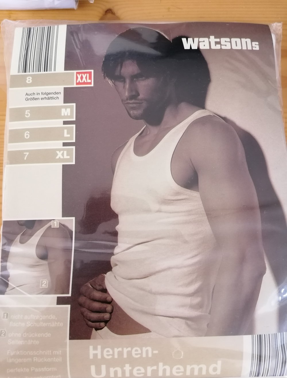 Herren Unterhemd NEU