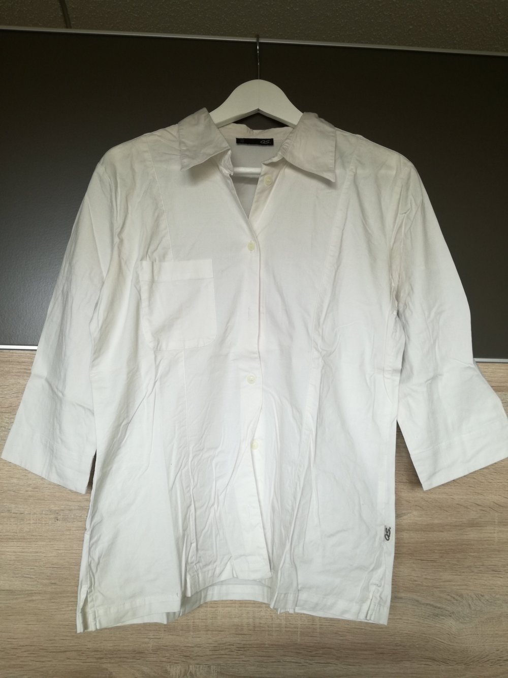 Weisse Bluse QS