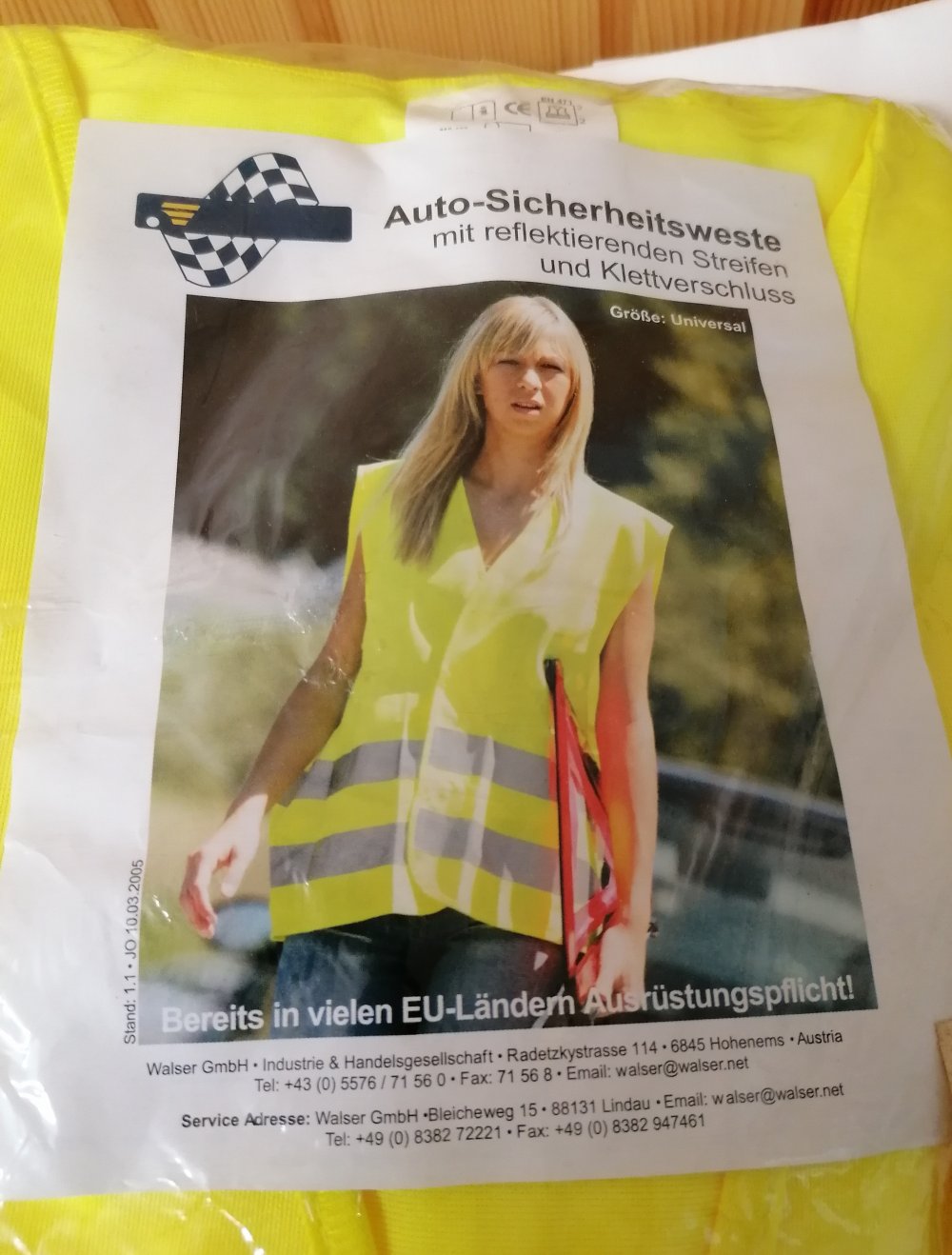 Sicherheitswesten 4x