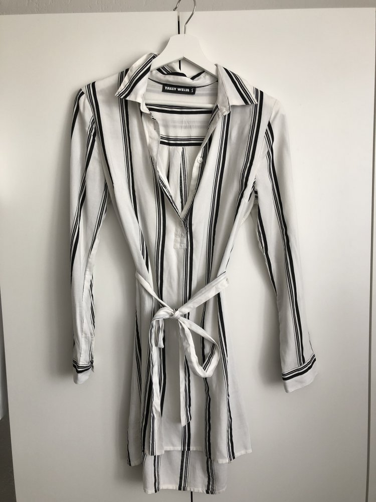 Kleid schwarz-weiss