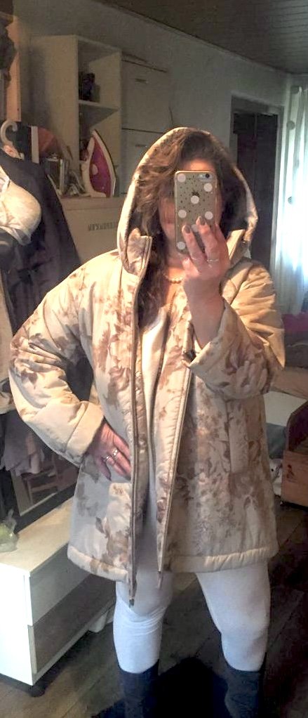 Schöne warme Jacke Gr L