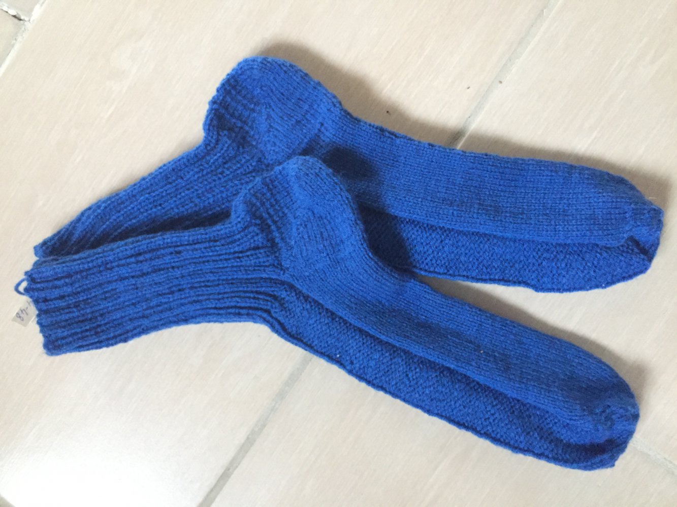 Handgestrickte Socken Gr 43-48 