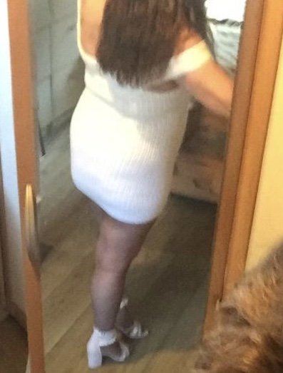 Strickkleid Gr S/M Handarbeit