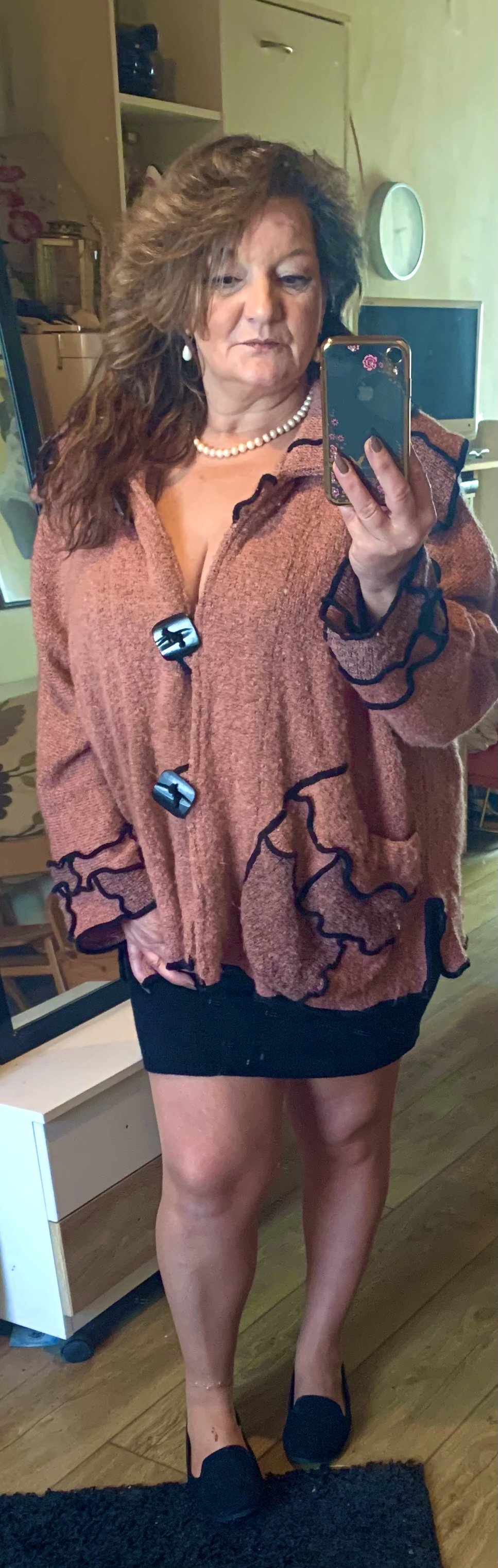 Strickjacke Gr M-L