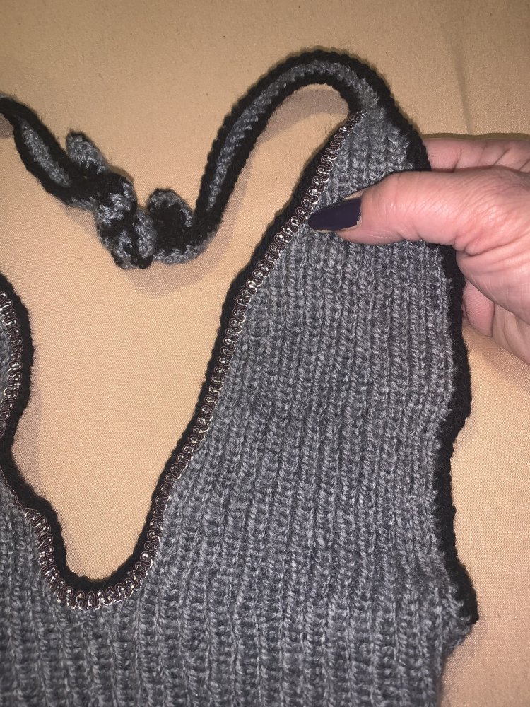 Nekholder-Set Gr S/M Handarbeit 