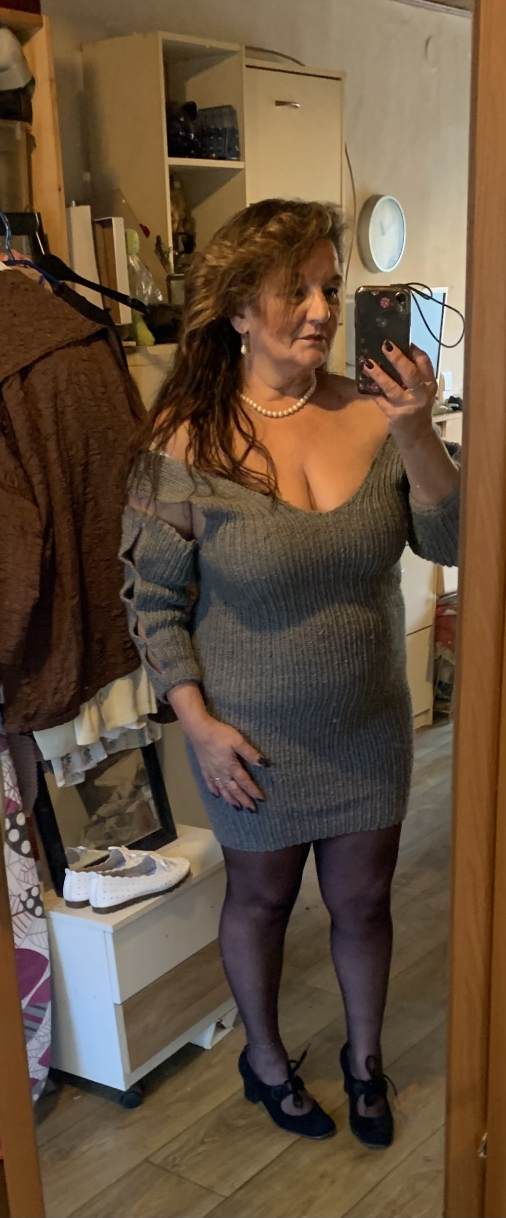 Strickkleid Gr M/L
