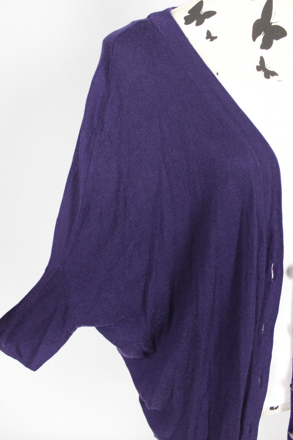 Lila Strickjacke Warehouse London UK 12