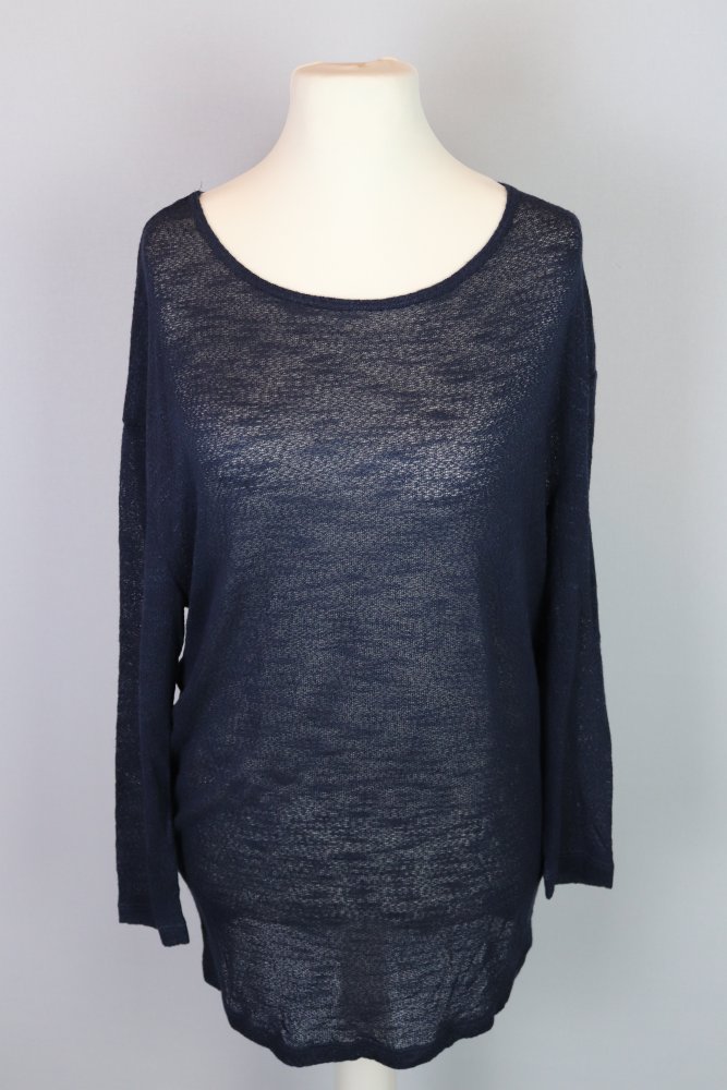 Langarm Shirt Blau Pieces Gr. M