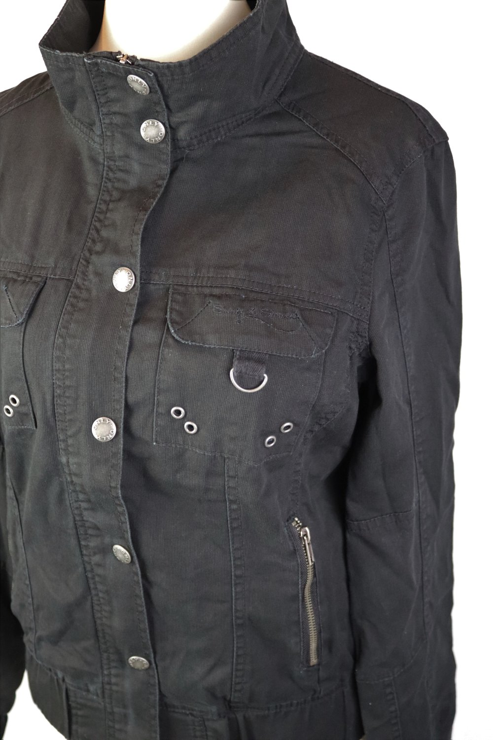 Schwarze Only Jacke Gr. L