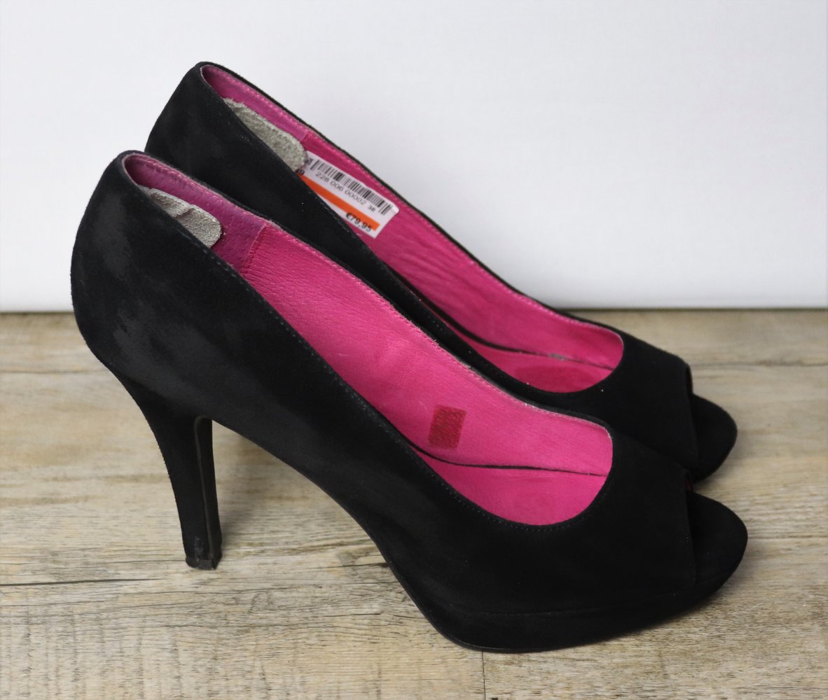 Ladystar by Daniela katzenberger Peeptoe Pumps schwarz Gr.39