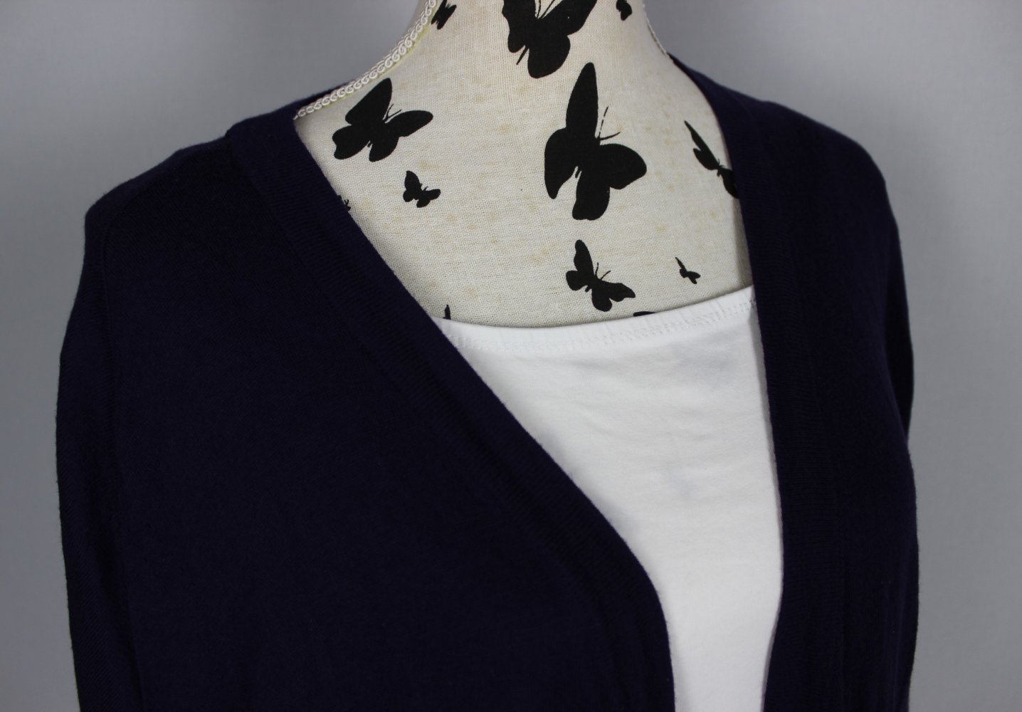 Lila Strickjacke Warehouse London UK 12