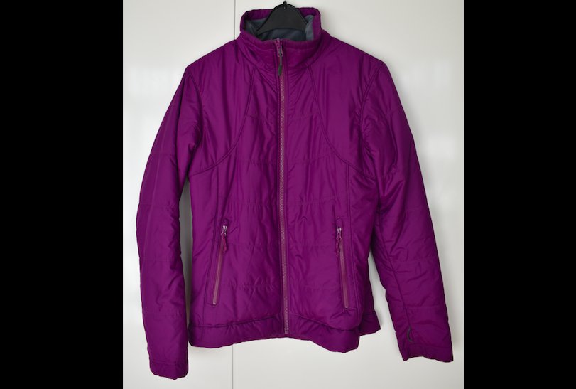 2 in 1 violette Winterjacke