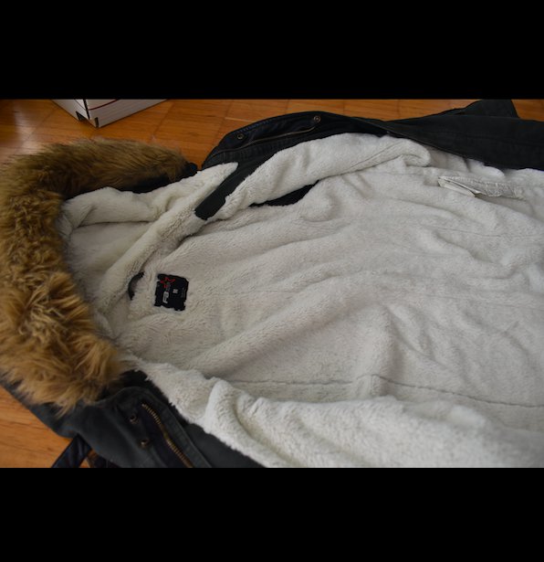 Olivgrüner Damenparka