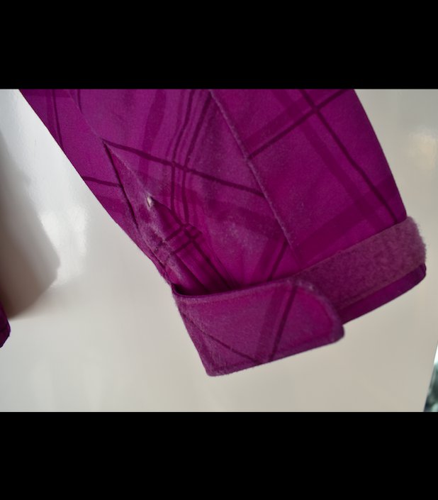 2 in 1 violette Winterjacke