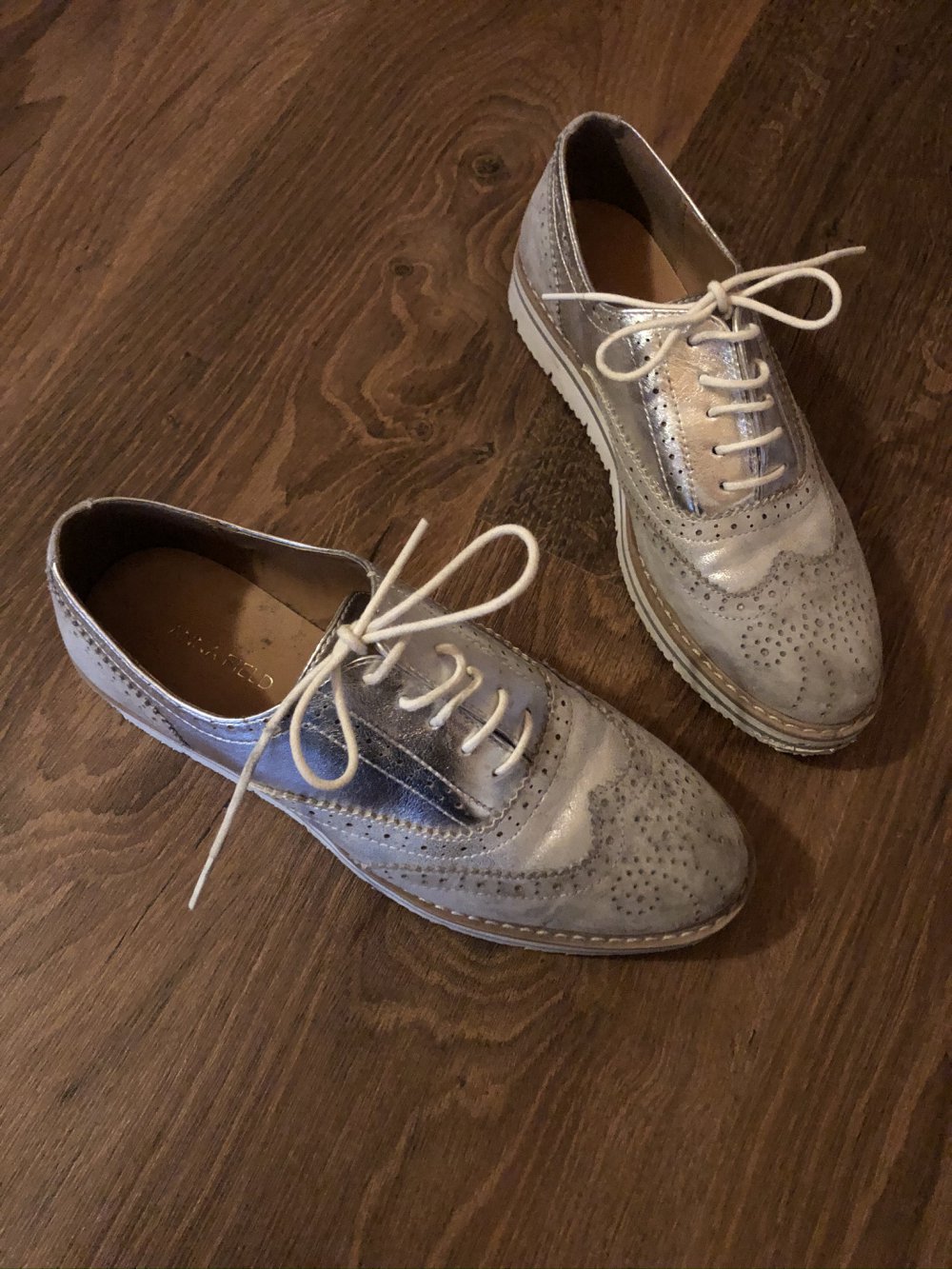 Anna Field Schuhe Silber Gr. 39