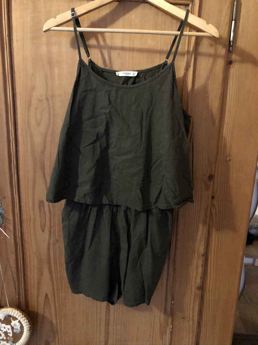 Jumpsuit Mango Olivegrün Gr. M