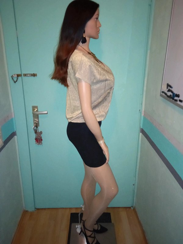 Sexy Kleid mit Glitzer Gr S 