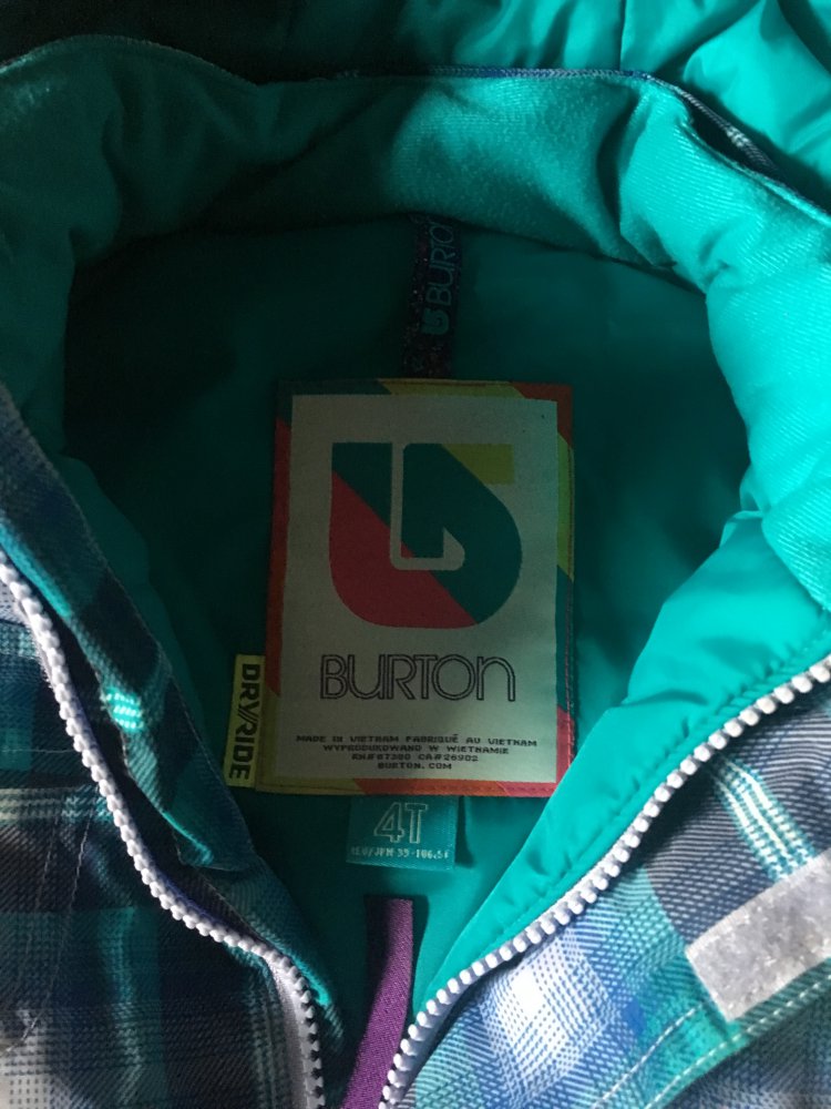 Burton Twist Bomber Jacke Gr.104, blau