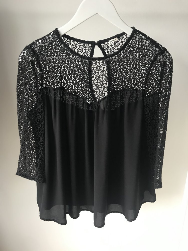 Bluse mit Spitze