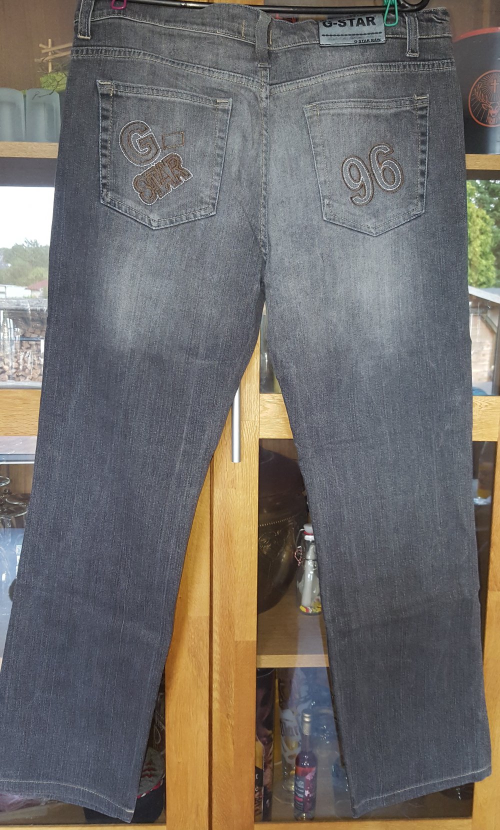 Jeans Gr. 35 von G-Star schwarz grau