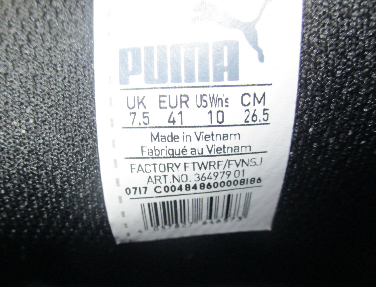 Puma Sneaker in schwarz Gr. 41 