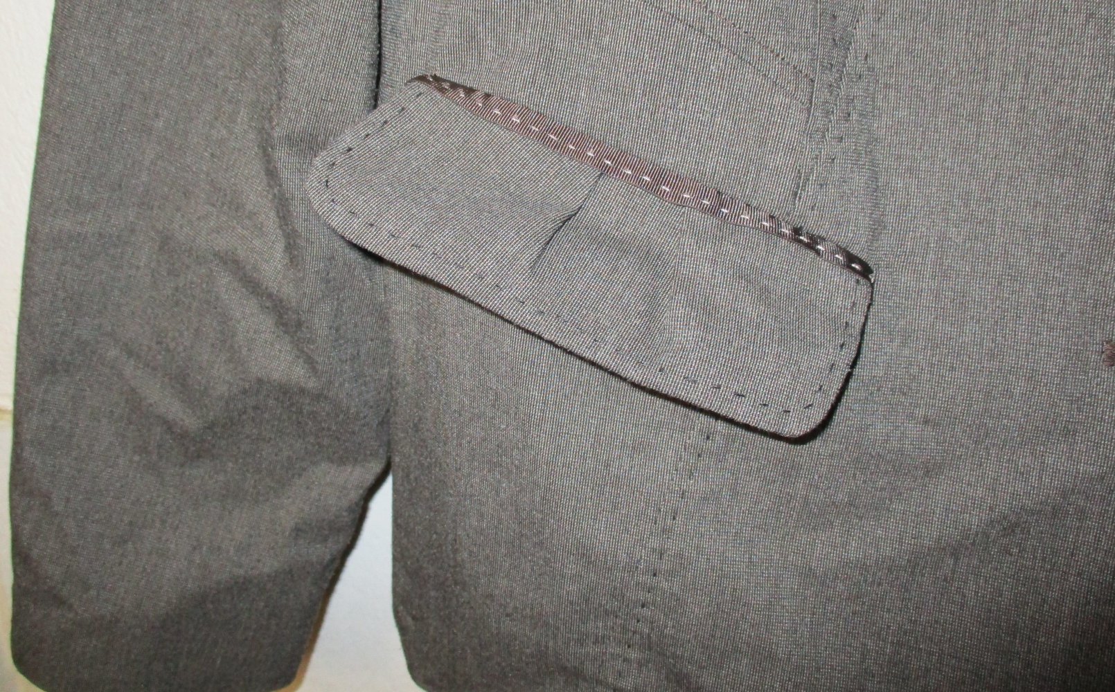 Bonita Damen Jacke kurz in braun grün meliert Gr. 44
