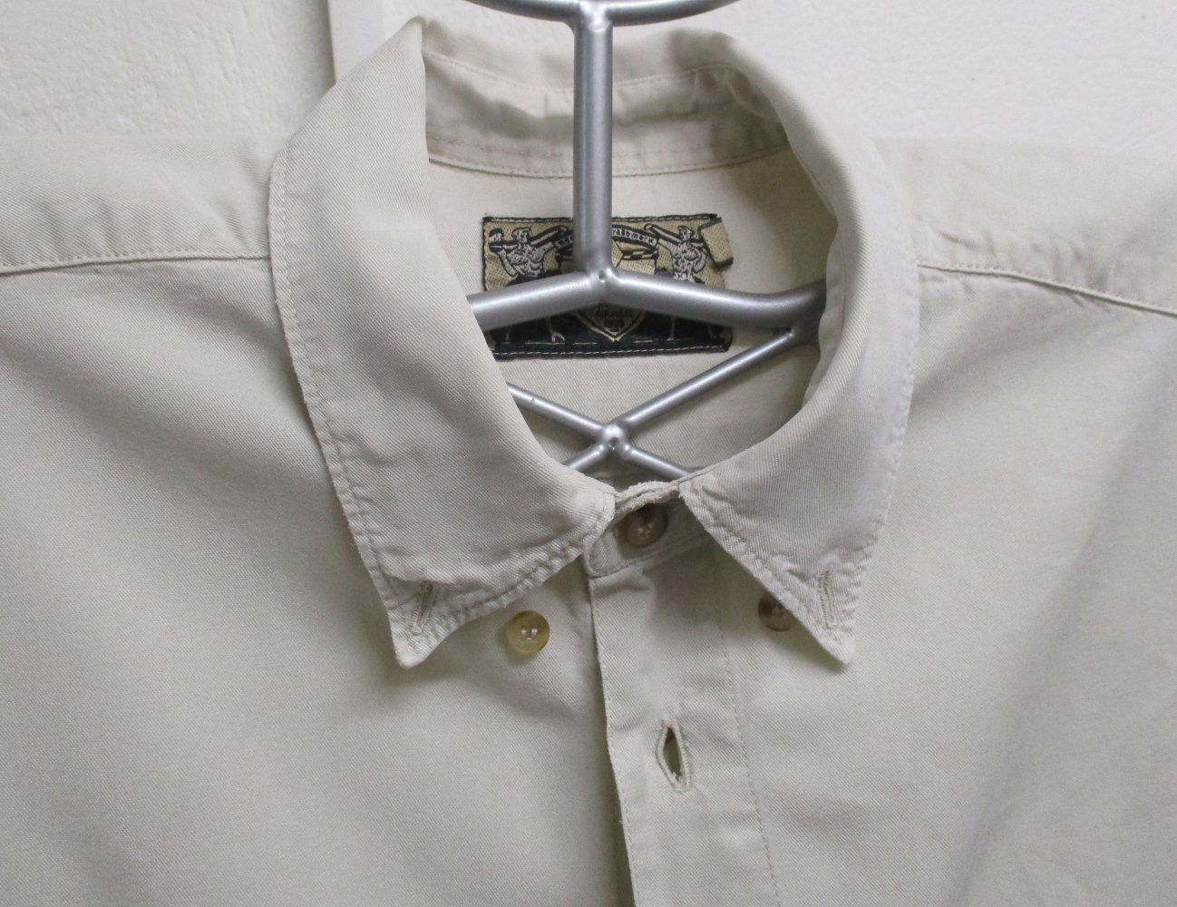 Joop Jeans Kurzarm Bluse beige Gr. L