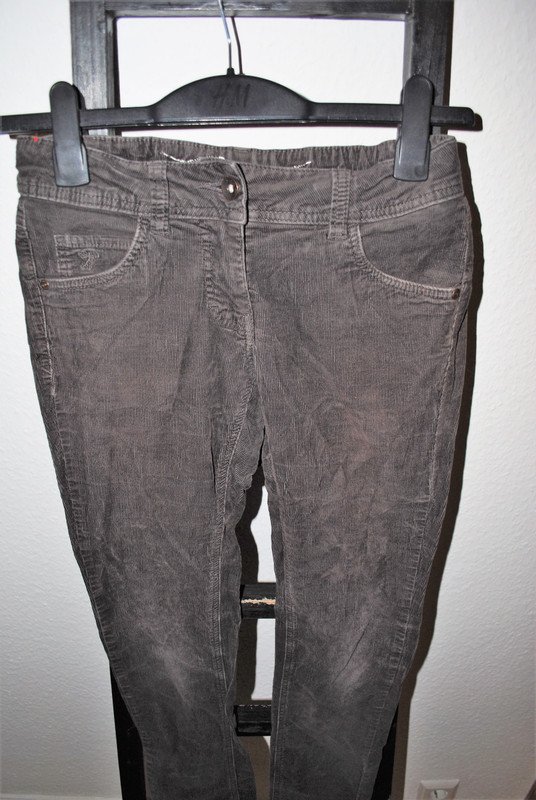edc by Esprit Hose Gr. 170 (ca. XS/S) braun Cord Damen Business Design Qualität