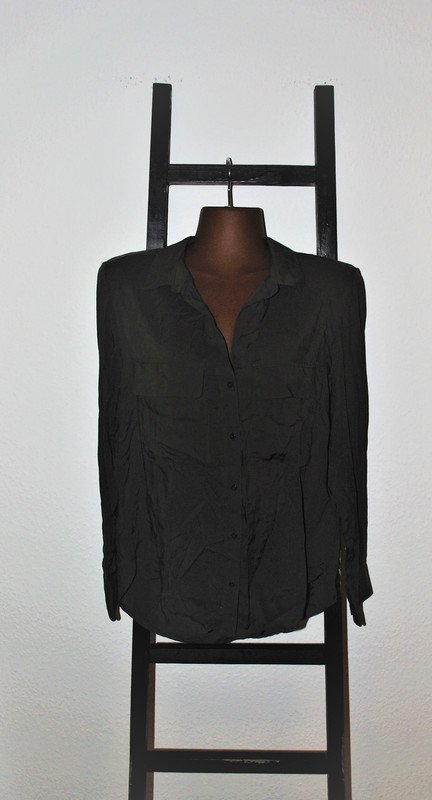 Neu H&M Bluse Gr. 34 (ca. XS) grün Damenmode Hemd klassisch leicht hübsch