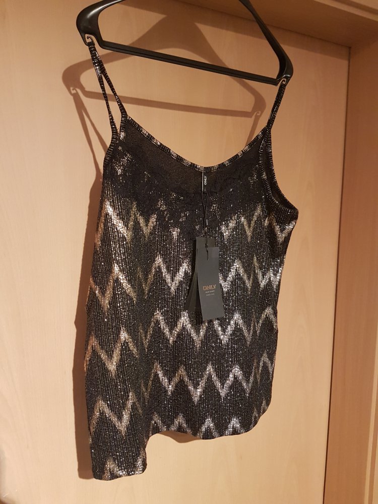 Only Top Carol Glitter Singlet Neu und Orginalverpackt