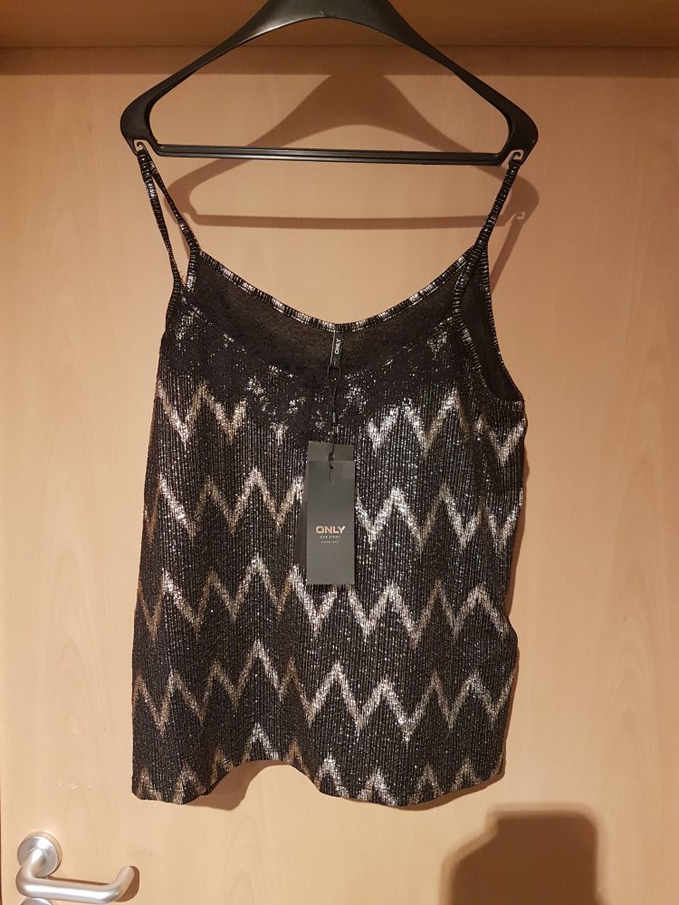 Only Top Carol Glitter Singlet Neu und Orginalverpackt