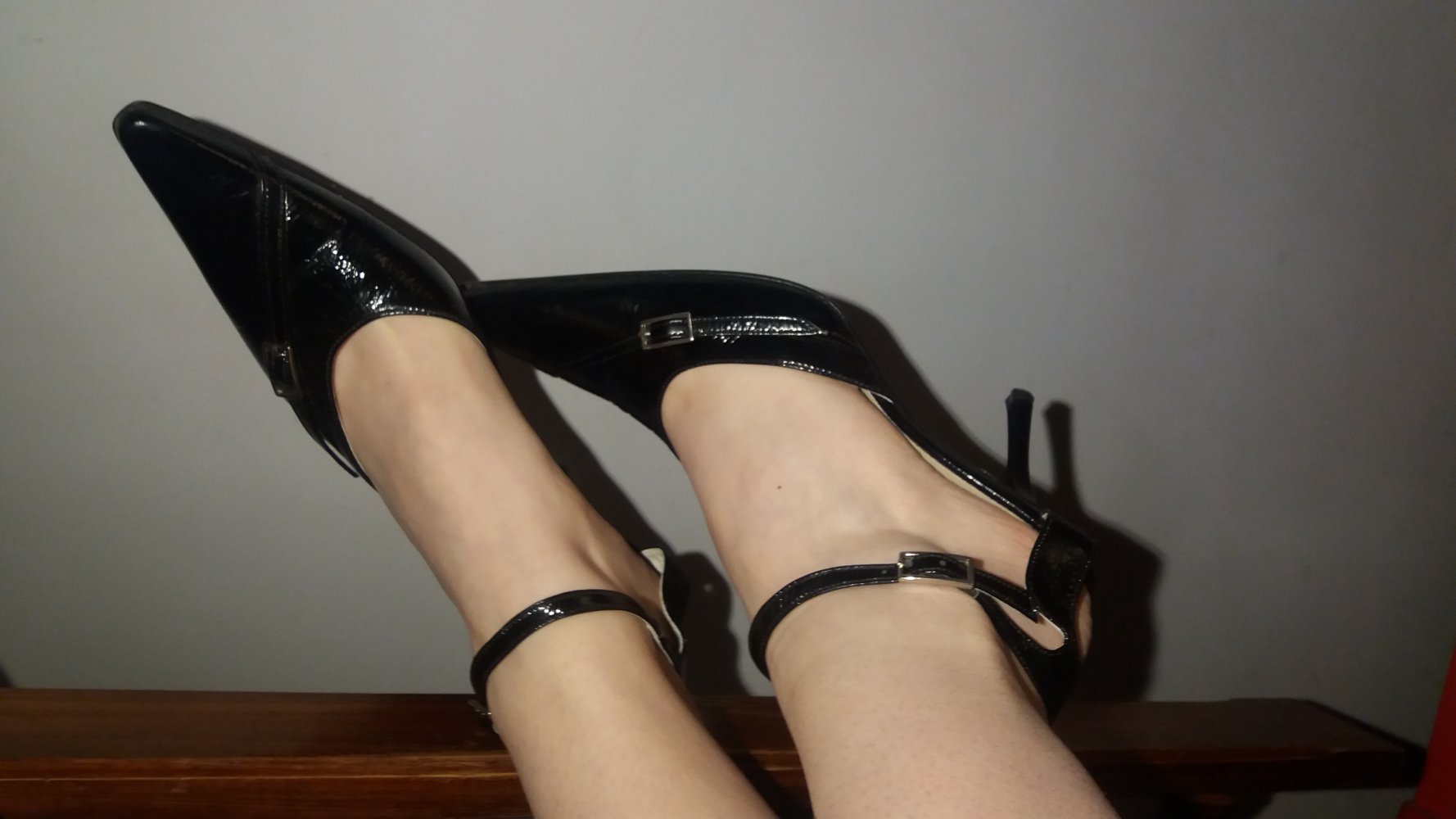 Schwarze Stilettos | Pumps | Lackpumps | Leder