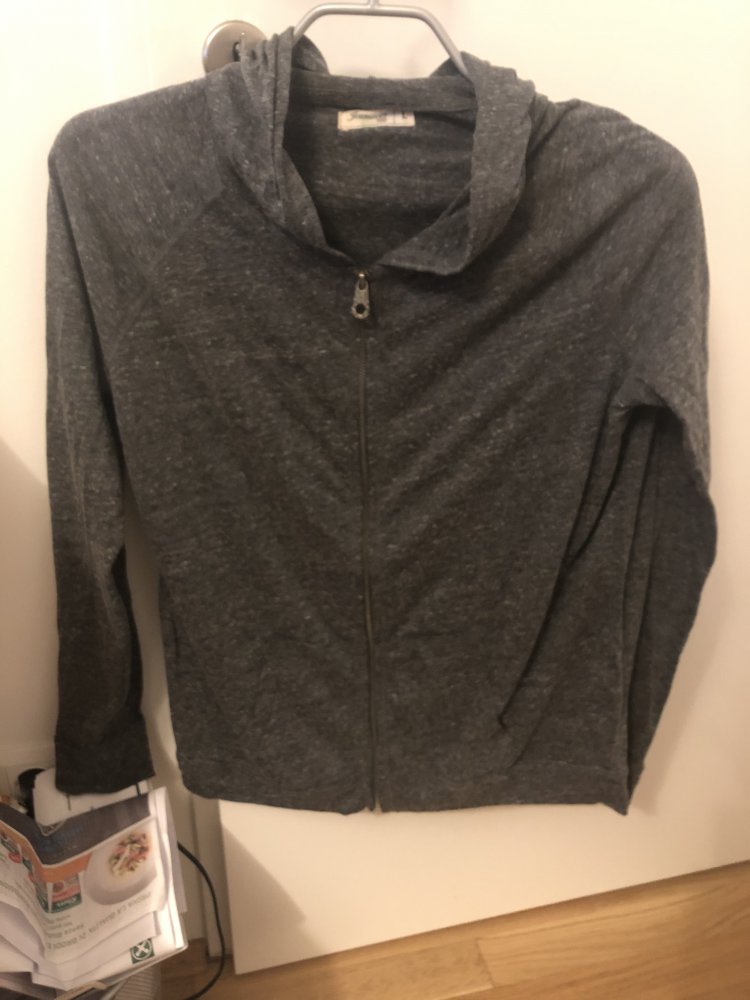 Dünner Pulli mit Reisverschluss