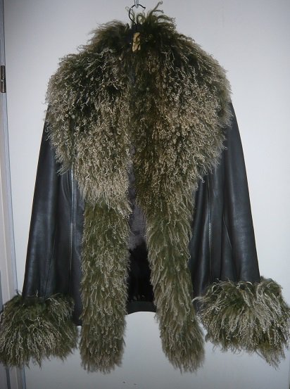 Lederjacke mit Lamapelz Marke Mario Botticelli 42-44