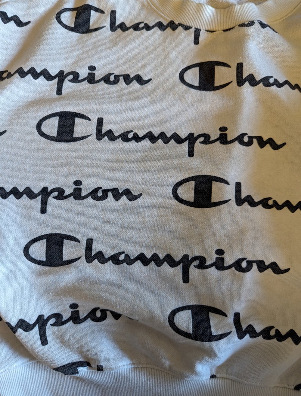 Weißes Sweatshirt von Champion