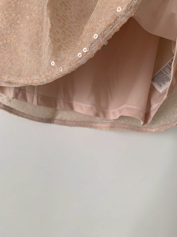 Beiges Top mit Pailetten von H&M
