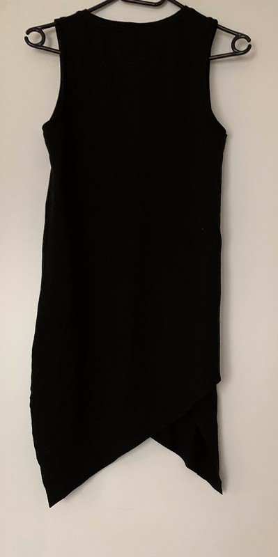 Schwarzes Top Mit weißem Aufdruck 