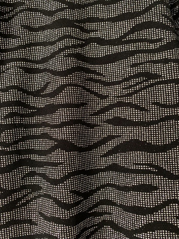 Schwarzes Kleid mit Glitzer von H&M