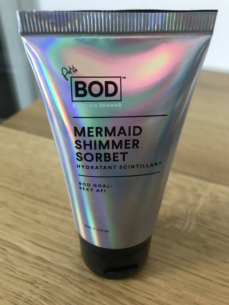 BOD mermaid shimmer sorbet Feuchtigkeitspflege Creme