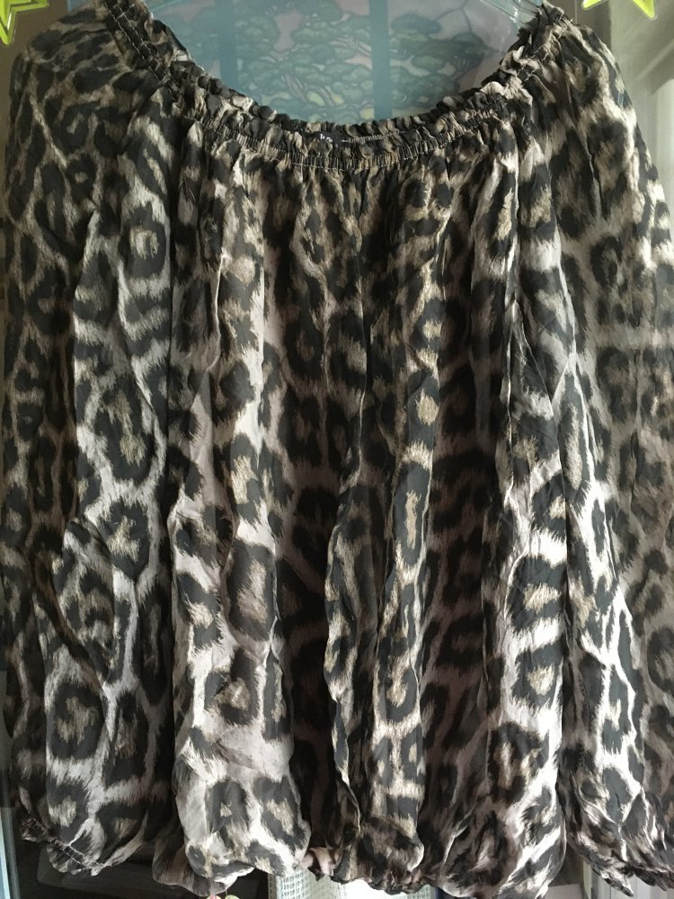 Seidenbluse mit lange Ärmel