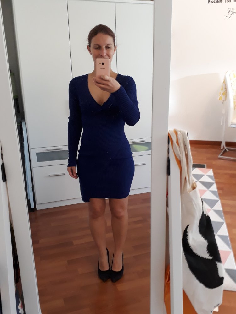 Strick Etuikleid