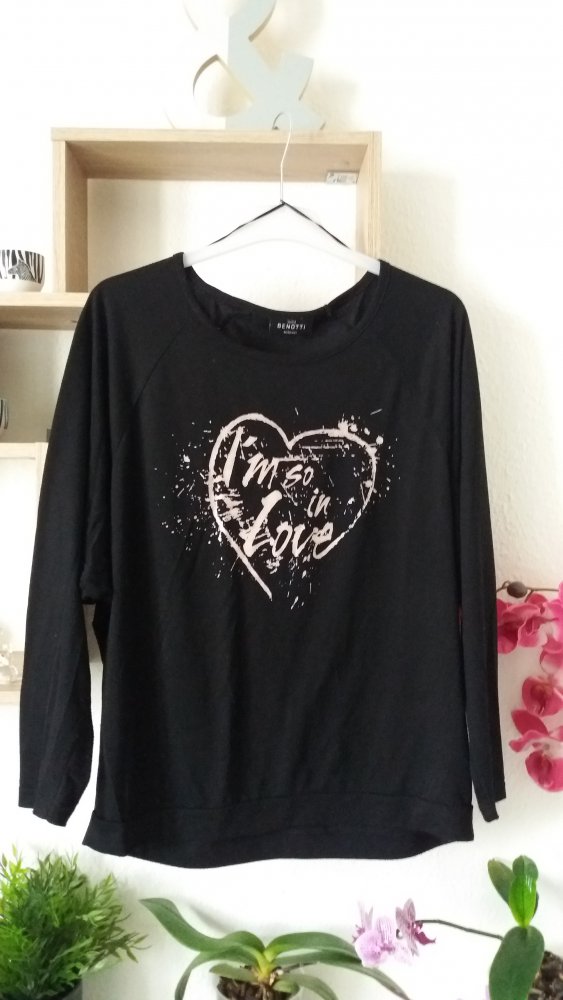 Benotti Damen schwarze Bluse Gr.M-L, 40-42