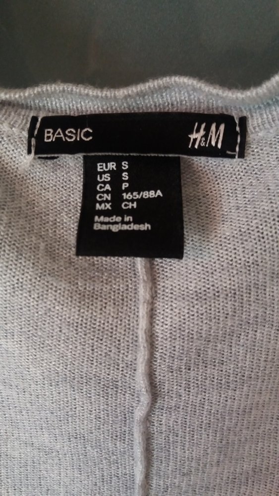 H&M Damen grauer Cardigan Gr.L