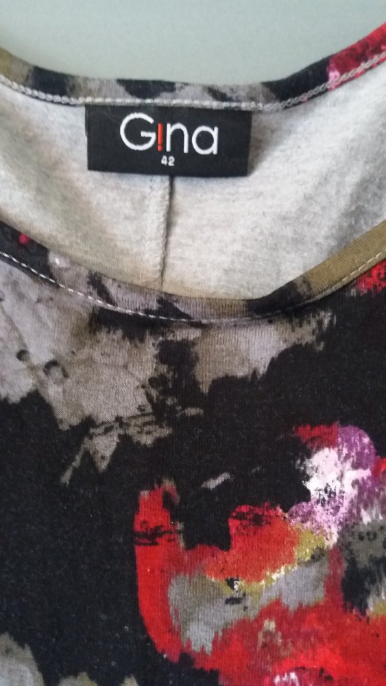 Benotti Damen Bunte Fledermaus Schnitt Bluse Gr.42 