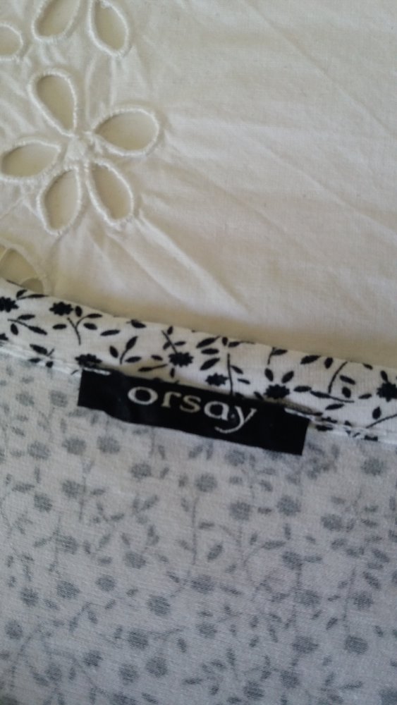 Orsay Damen weiße Bluse Gr. 36-38