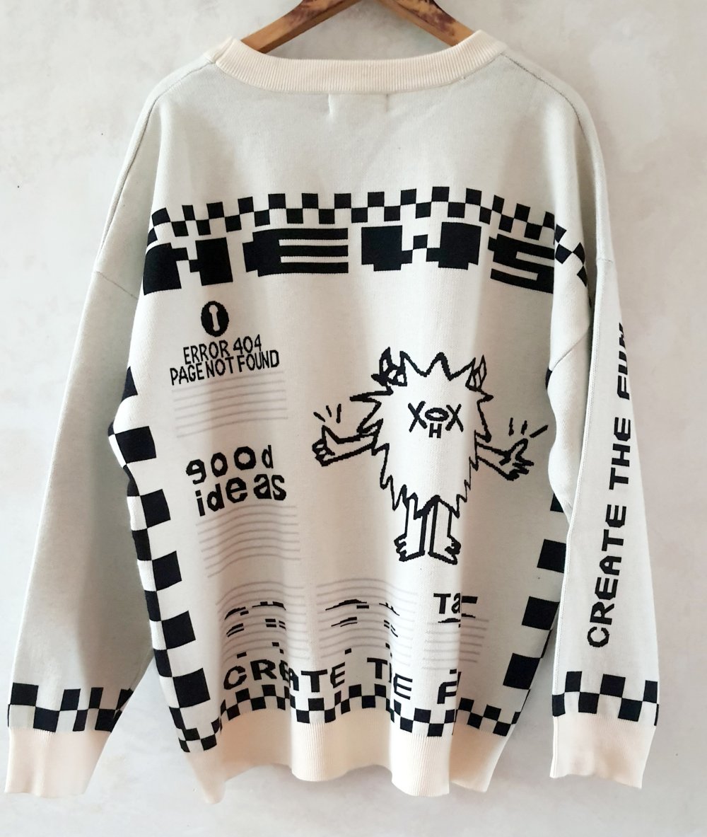 Taka Original Moody Bob Mosaic Jumper XL New 